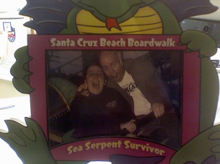 Mark and I at the boardwalk