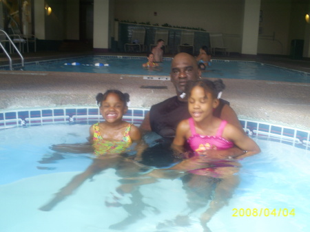 mike with  my kids