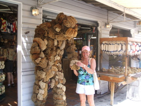 This is a picture of a Coral statue in Key West.