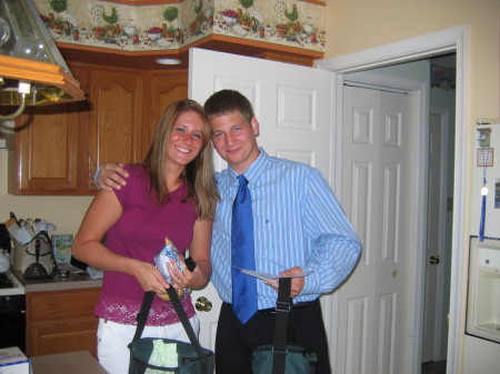 Meg and Derek off to work 2007