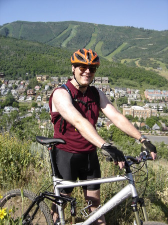 Me mountain biking in Park City Utah