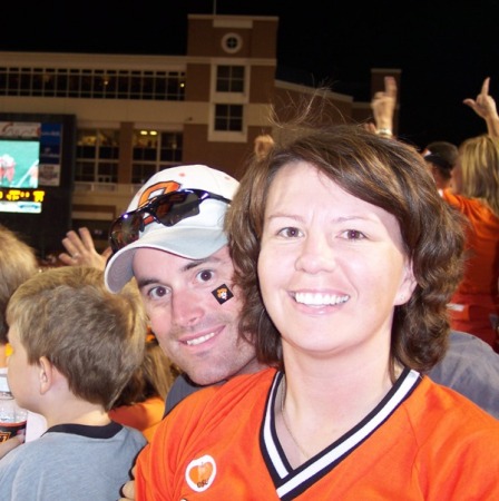 My husband, John, and I at OSU Homecoming