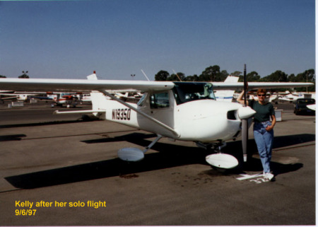 1997 - Kelly After First Solo