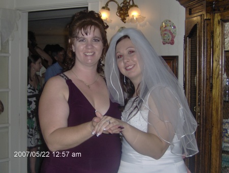 Me and My sister on Her wedding day