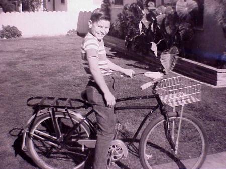 Me in '57 on Otis St., Bell, CA