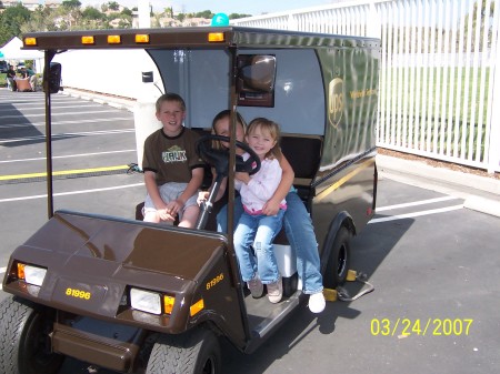 UPS Golf Cart
