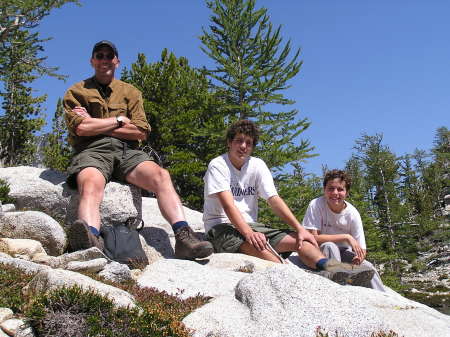 Jeff and sons at the Enchantments