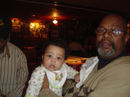 My dad and my youngest son Ian