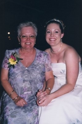 My Mom and Me at My Wedding