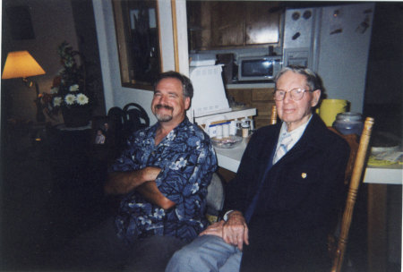 Betty's oldest brother and Grandpa Gordon Hadley