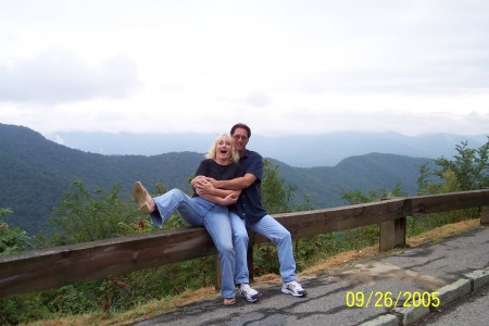 Tom & I in Pisgah Forest, NC