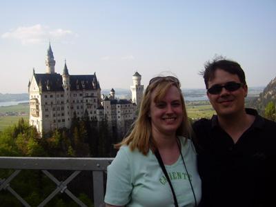 Lisa & Myself in front of Castle Neuschwanstein in Germany