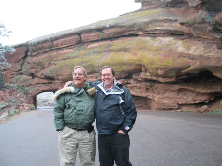 Me and Mark Long at Red Rock, COLO.