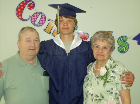 My oldest with my parents