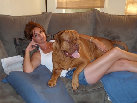 wife and dog