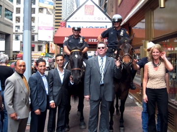 Jockies & NYPD - Belmont Stakes Event - June 2007