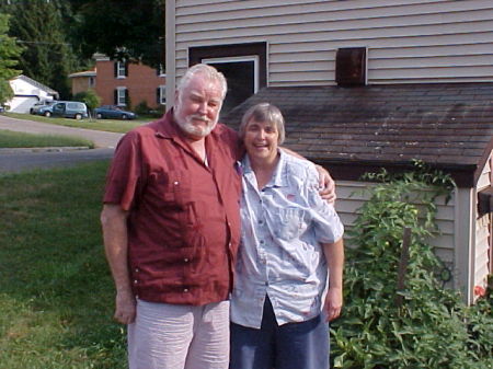 Full shot---with cousin Linda, Homer (Cortland), NY