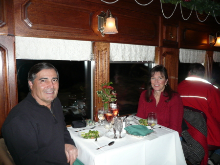 1yr Anniversary dinner, Dec. 2007, in Mc Cloud