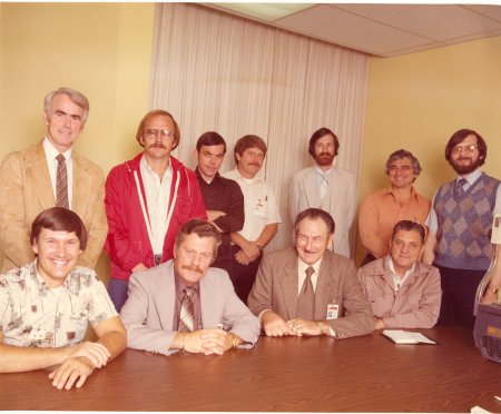 Rare Project Ibex Team Photo - 1979