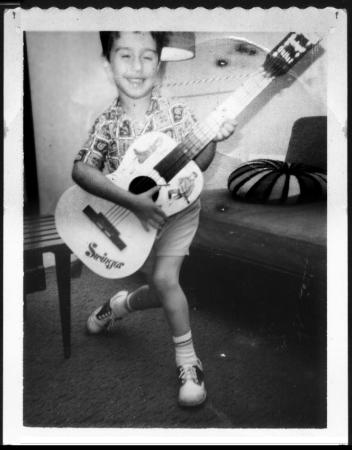 young with guitar