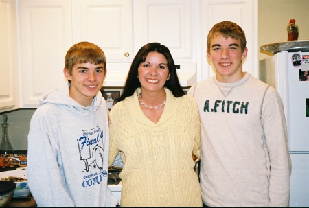 Me and my boys - Thanksgiving '07