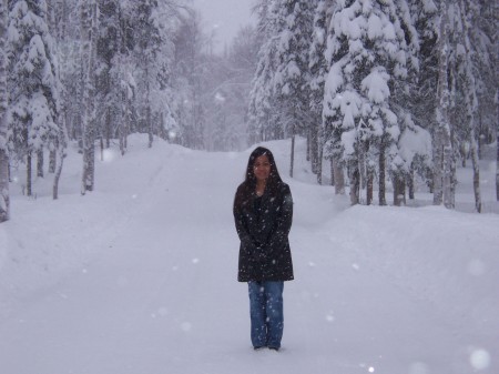 Julie in the Snow