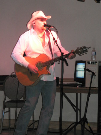 Me doing my show "Stealin' The Covers"