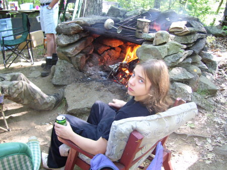 my son jesse hanging by the fire