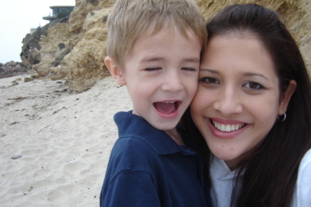 My cute boy at the tide pools