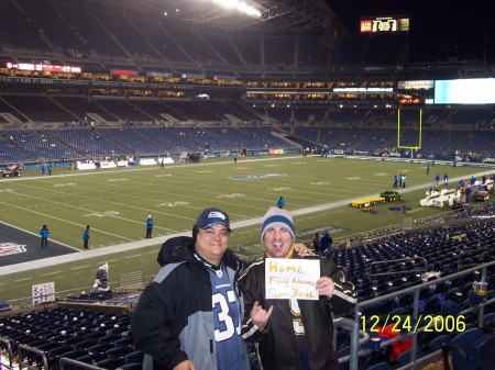 Me & Aaron Albrecht at Qwest Field