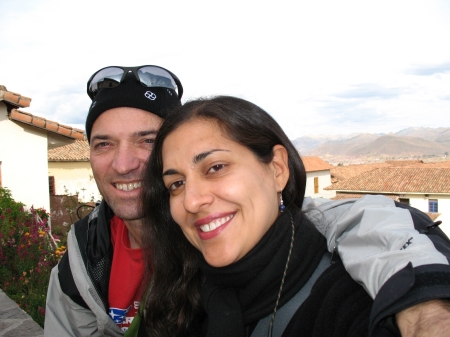 Robert & I in Cusco, Peru