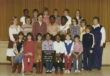 Beaverdam Grade 5 1979-1980 Mrs. Cook