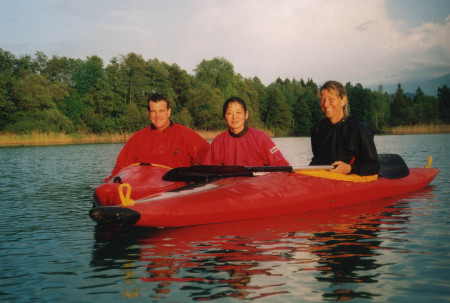 Kayaking on Woerthersee