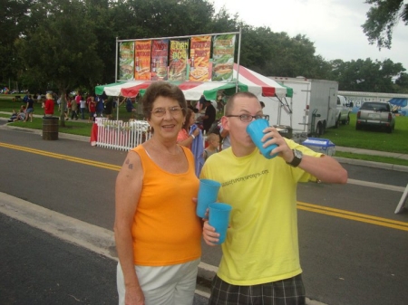 Me and Juney at 4th of July in Sanford