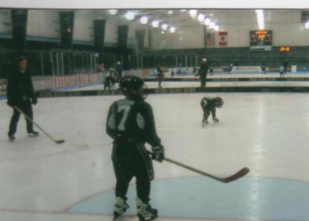 andrew at hockey