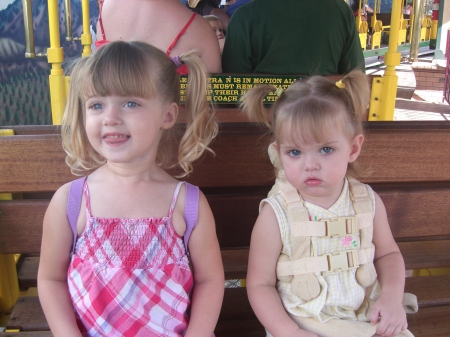 My grandaughter at Tom's Farm