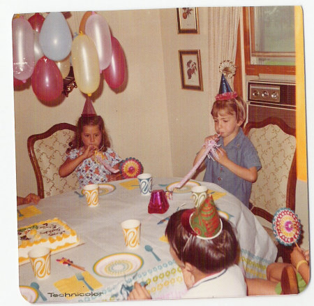 7th Birthday party, July 1973