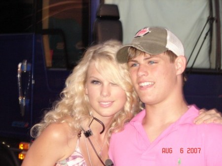 My baby with Taylor Swift!  Aug 6, 2007