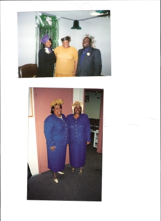 Pastor's Ronald and Bertha Bell; Lucia and Mom