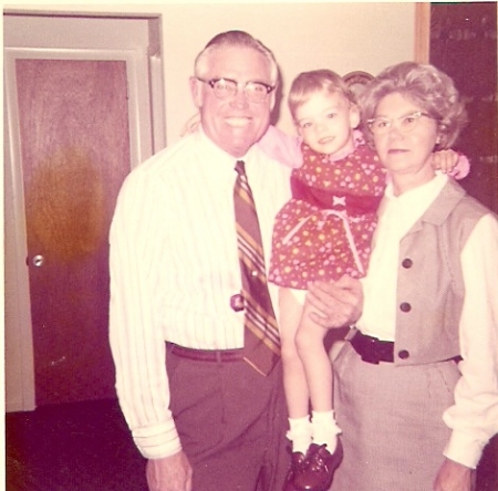 Me with Grandma & Grandpa 1972