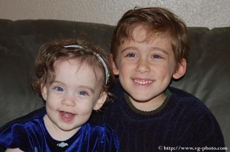 My 2 kids, Jacob and Kayleigh December 2006