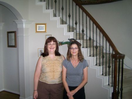 my childhood friend Dawn (Noss) Honekamp and I. Tomball, TX 8/07