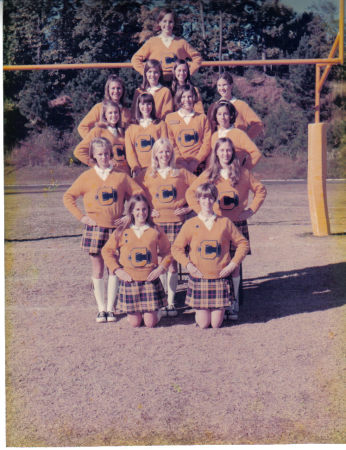 B-Team Cheerleaders 1969