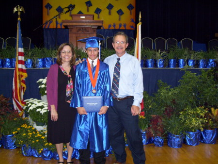 Son Alex high school graduation