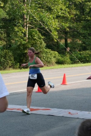 Crossing the Finish Line--2007 Sprint, Splash, & Spin!