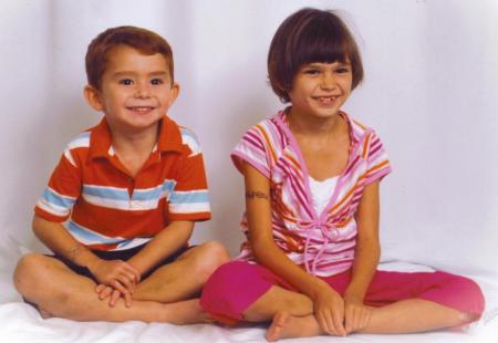 Grandchildren - Tyler and Taylor