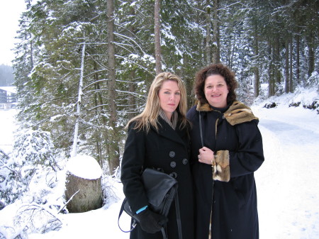 Sister & I in Germany 2006. Day that I got food poisoning & spent night in military hospital...Fun fun...