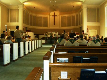 Robert Coleman Palm Eagle Scout Installation