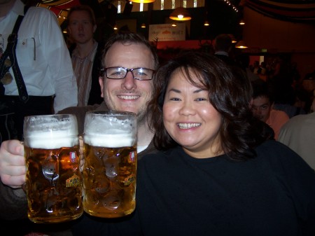 jim and celia at oktoberfest