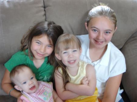 My girls - Tara, Tiffany, Brooke and Grace